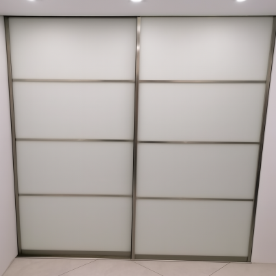 Шкаф-купе белый с матовым стеклом — Модель 10