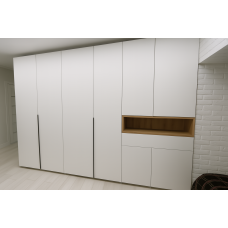 Шкаф белый в гостиную , модель 14