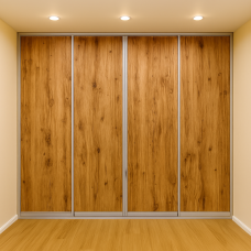 Шкаф-купе с дверями из ЛДСП, модель 11