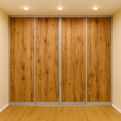 Шкаф-купе «Модель 11» 3350×2520×550 мм — светлый ЛДСП, заказать рассрочку в Витебске | Мебельный Папа